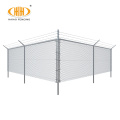 6ft steel chain link fencing panel